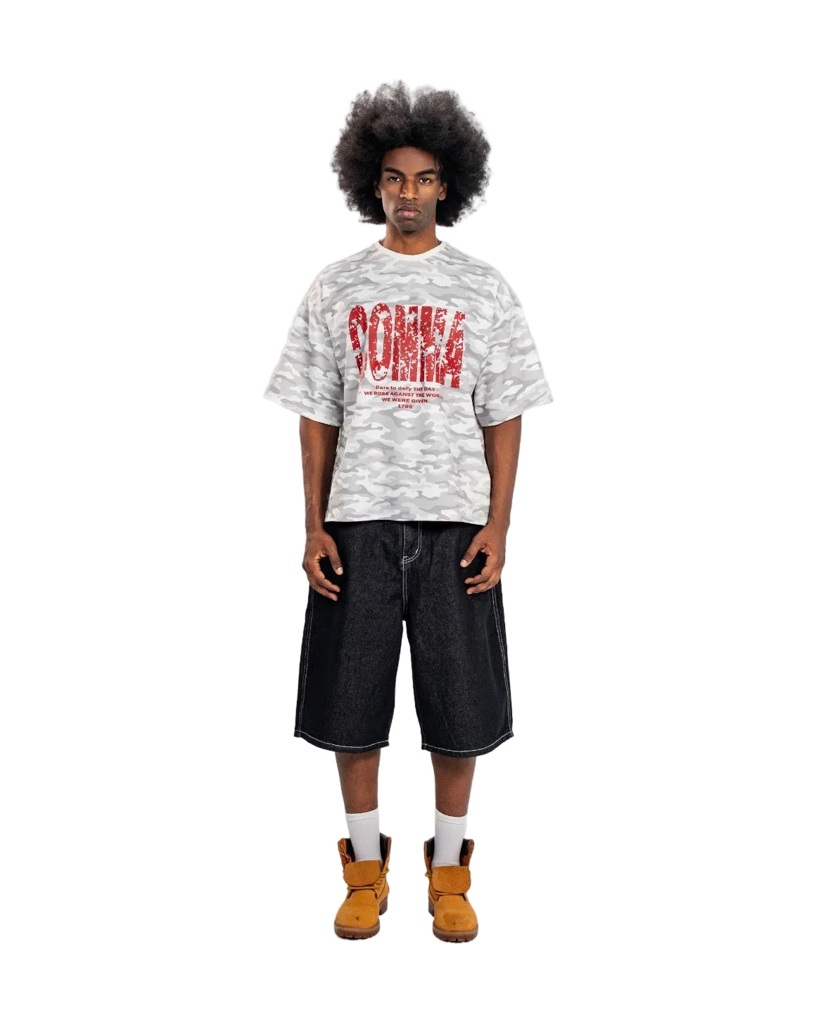 CAMO T-SHIRT GREY