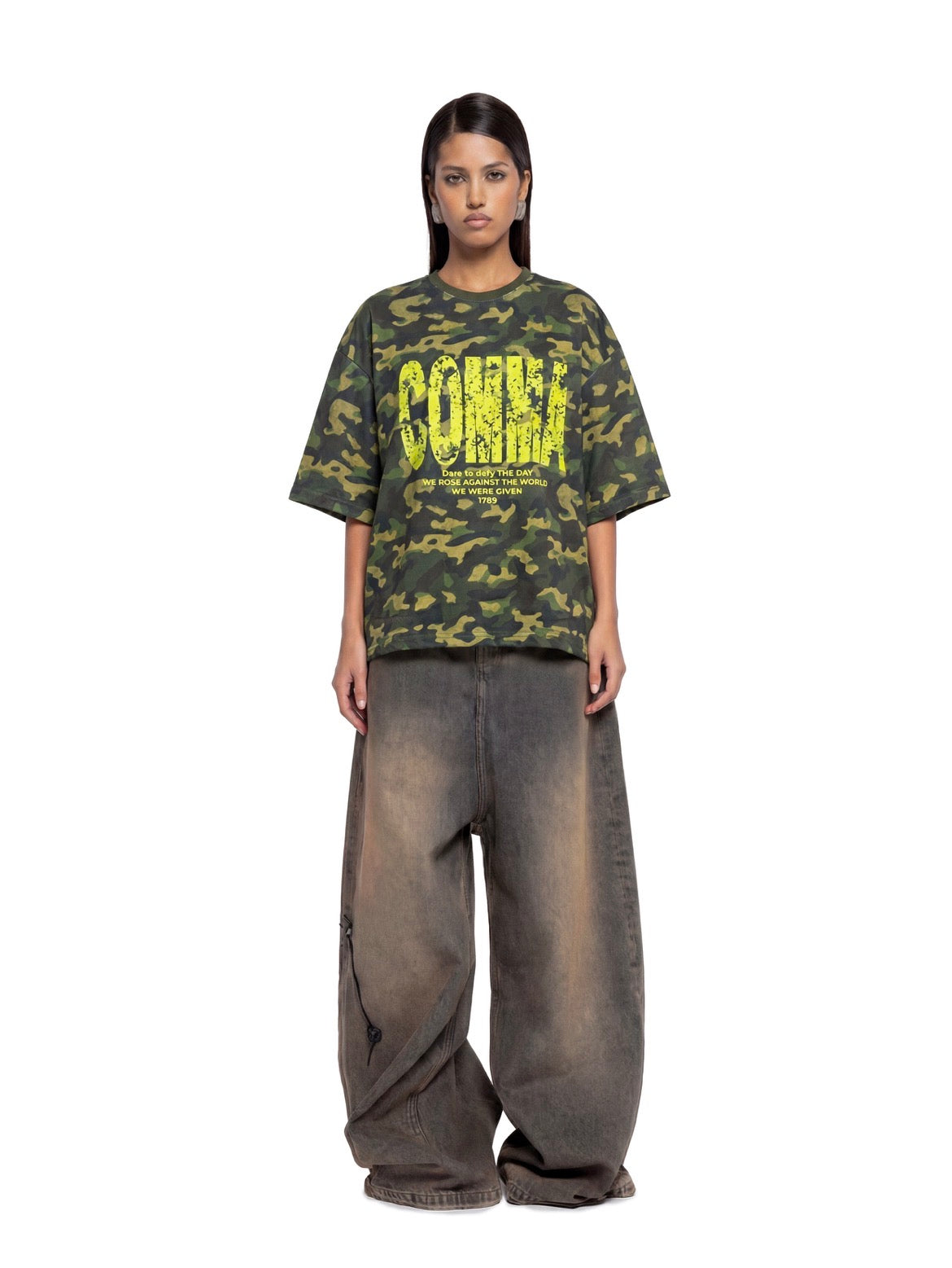 CAMO T-SHIRT OLIVE GREEN