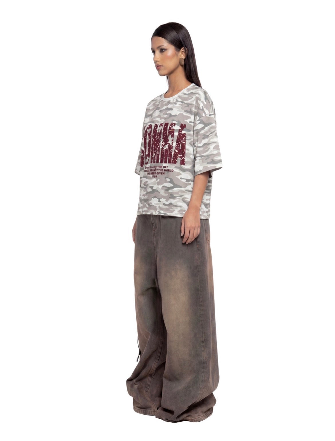 CAMO T-SHIRT GREY