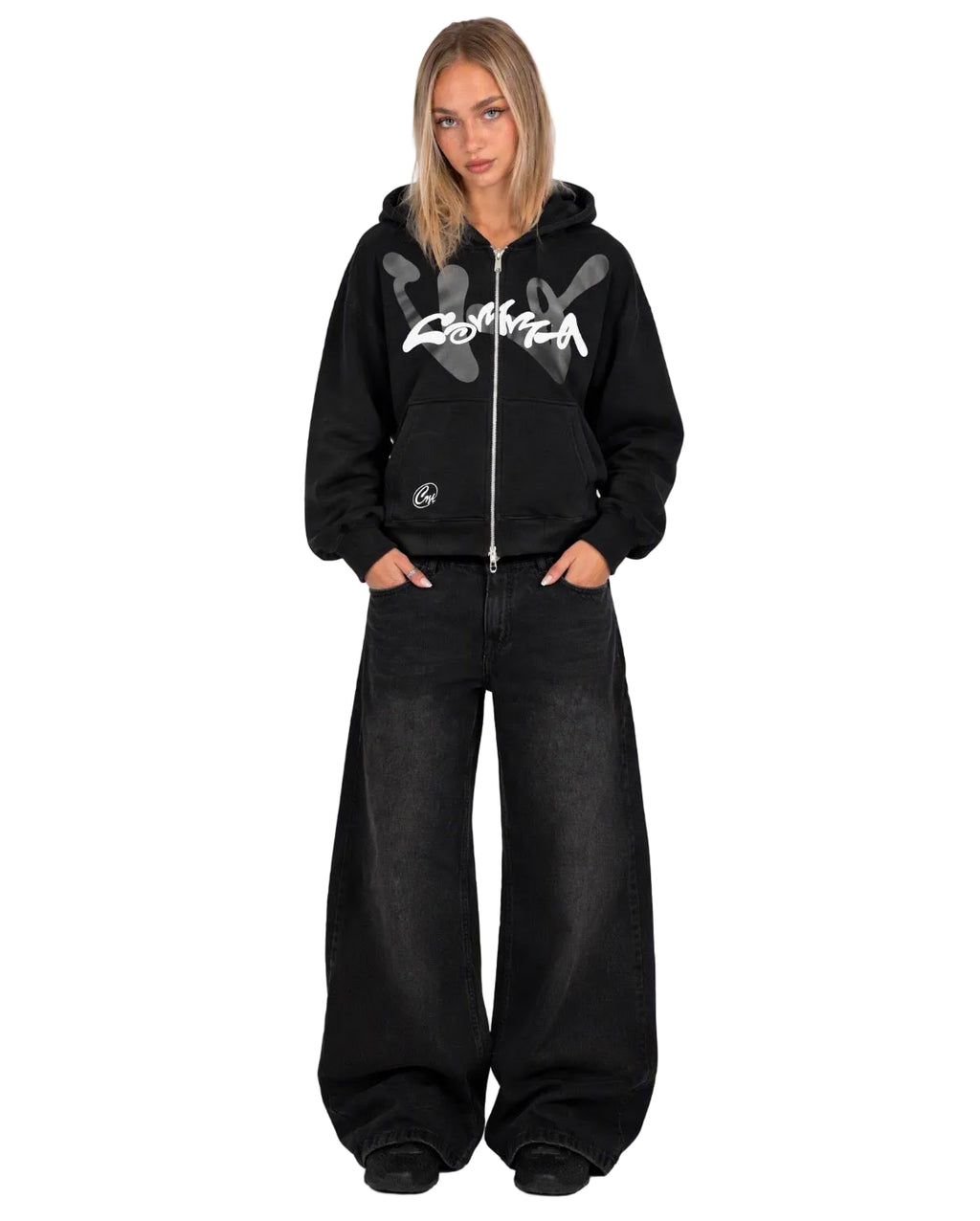 Echo Zip-Up Black