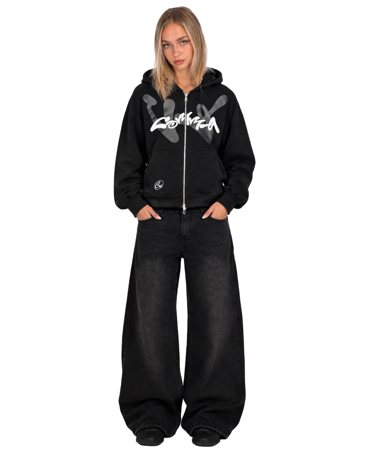 Echo Zip-Up Black