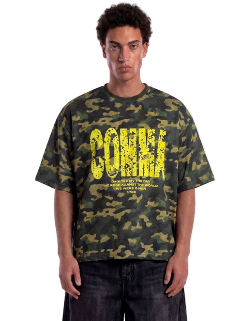 CAMO T-SHIRT OLIVE GREEN