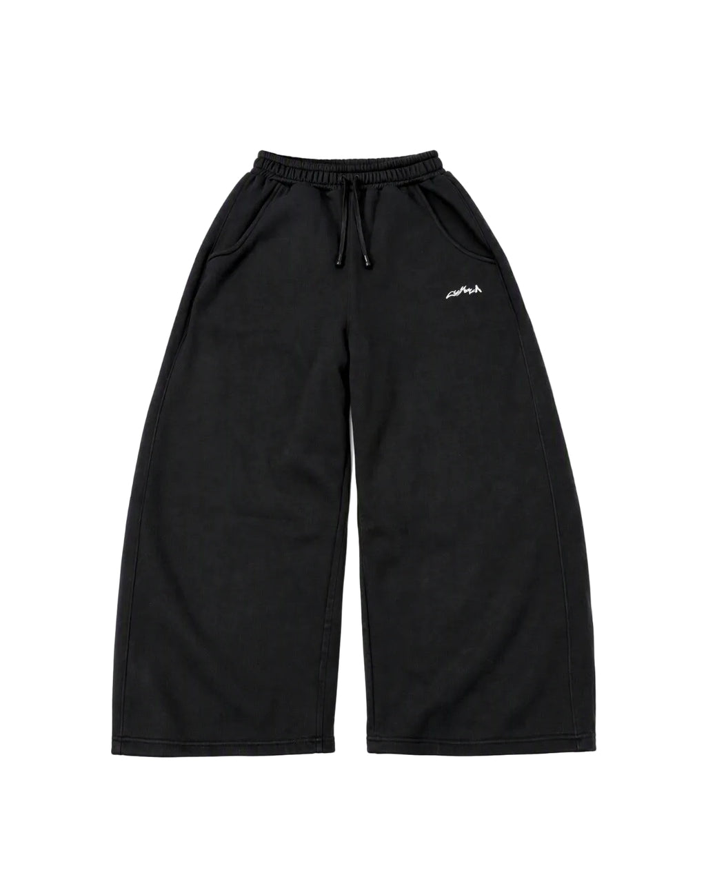 Wide Leg Sweatpants Black