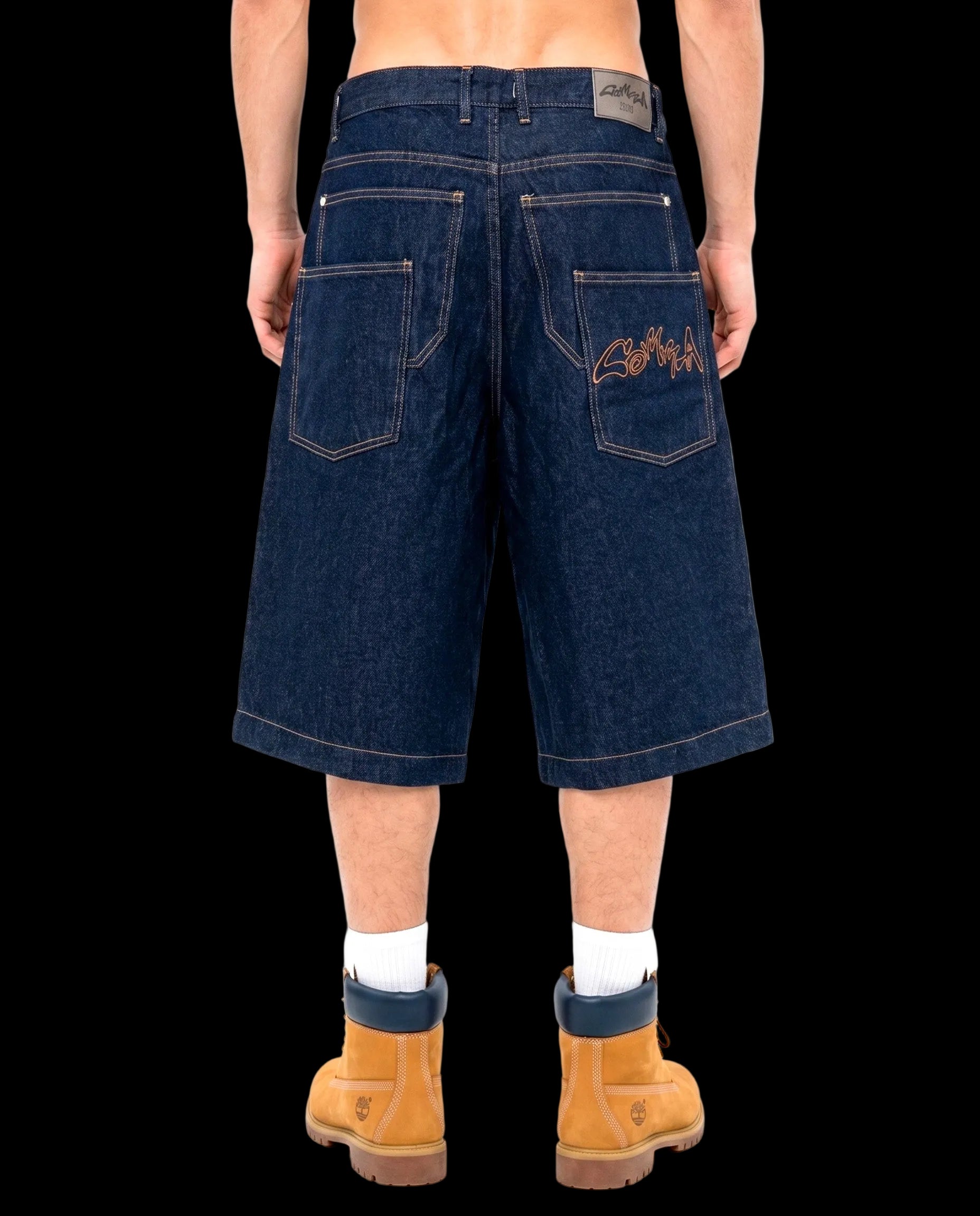 RAW BLUO BLACK JORTS