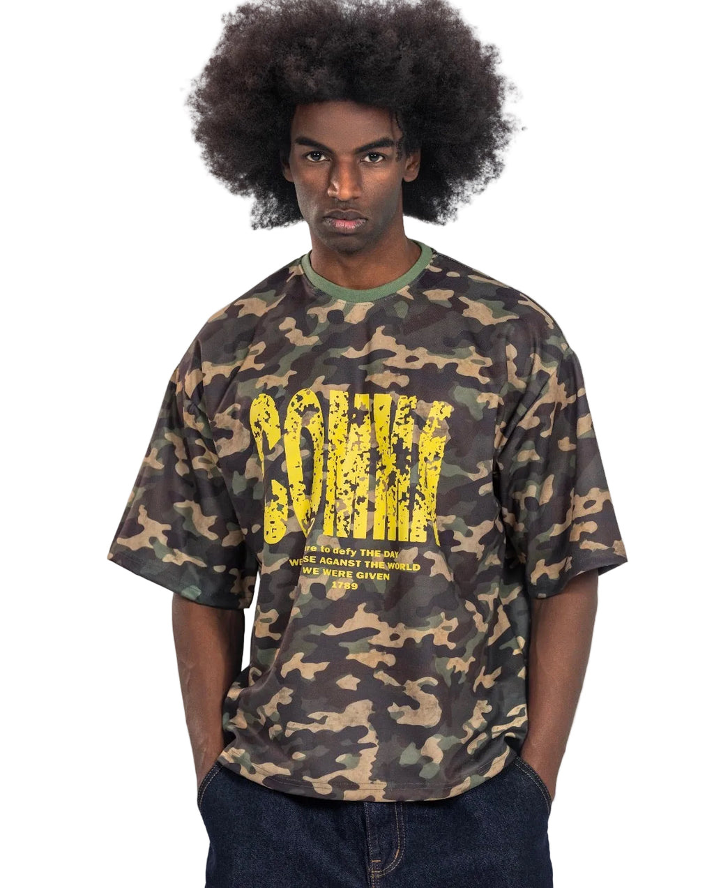 CAMO T-SHIRT OLIVE GREEN