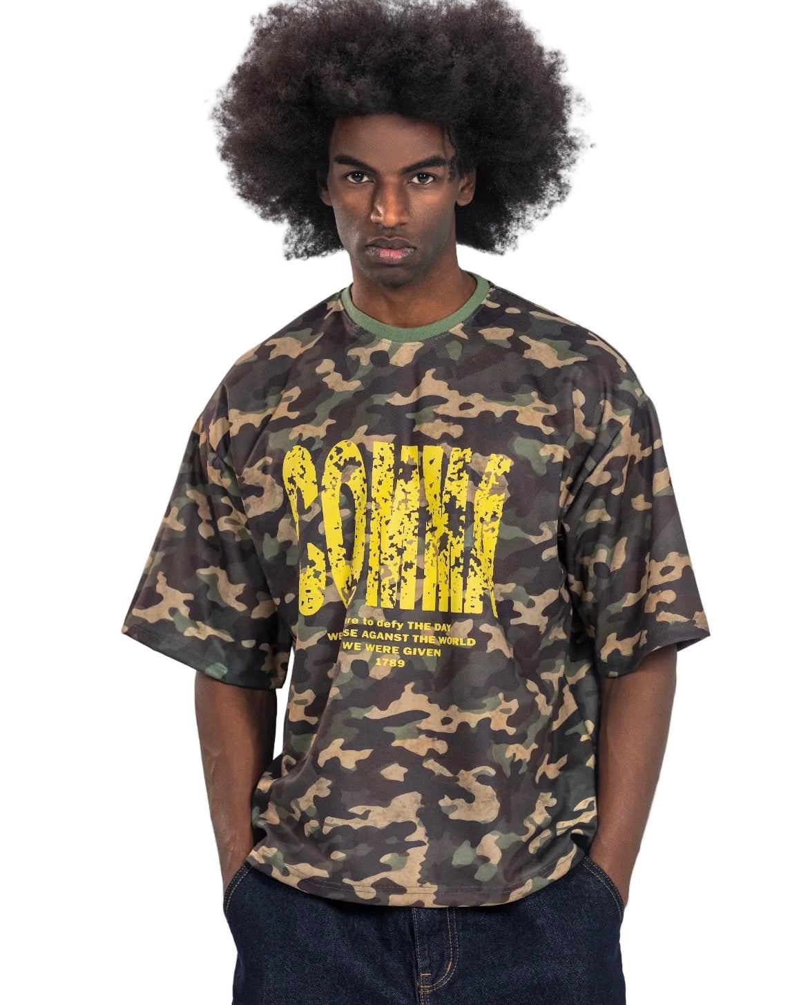 CAMO T-SHIRT OLIVE GREEN