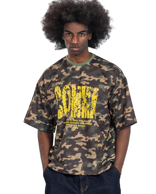 CAMO T-SHIRT OLIVE GREEN