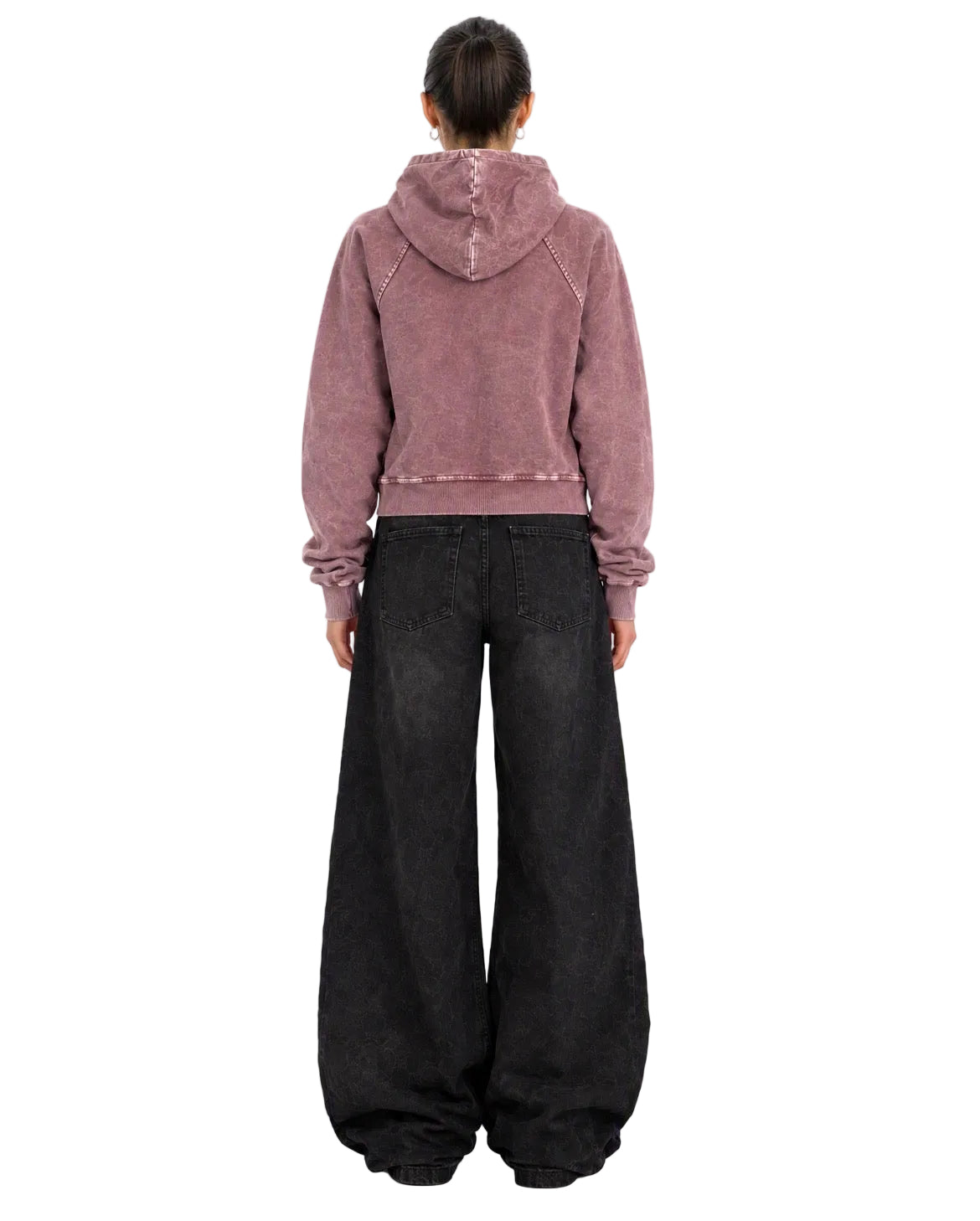 Women’s Cropped Zip-Up Kashmir