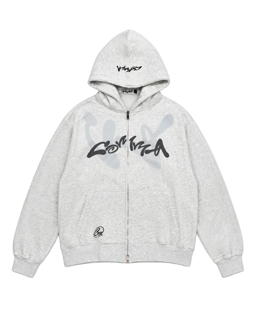 Echo Zip-Up Light Grey