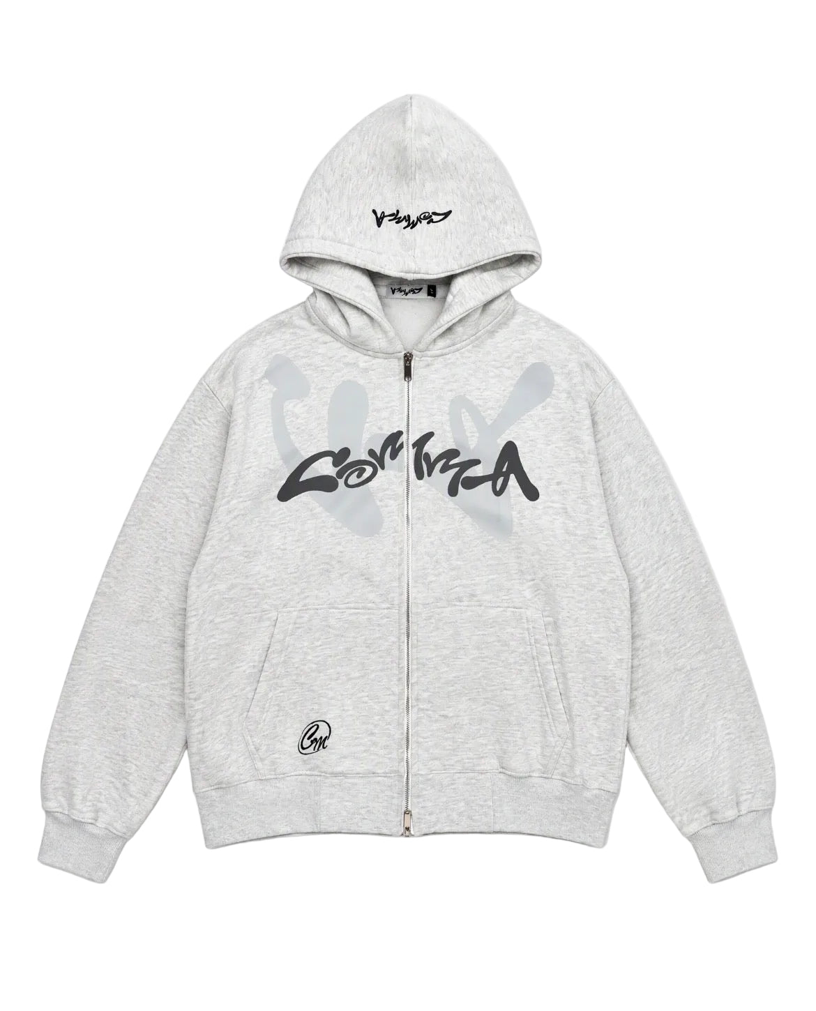 Echo Zip-Up Light Grey