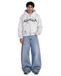 Echo Zip-Up Light Grey