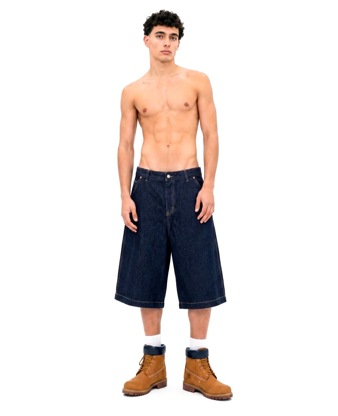 RAW BLUE BLACK JORTS