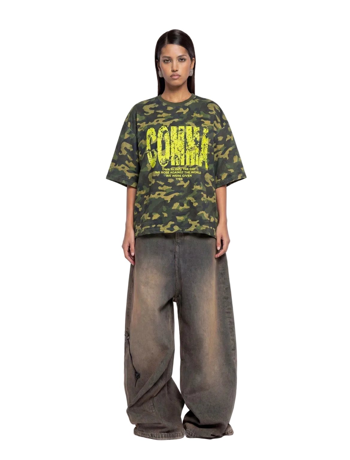 CAMO T-SHIRT OLIVE GGREEN