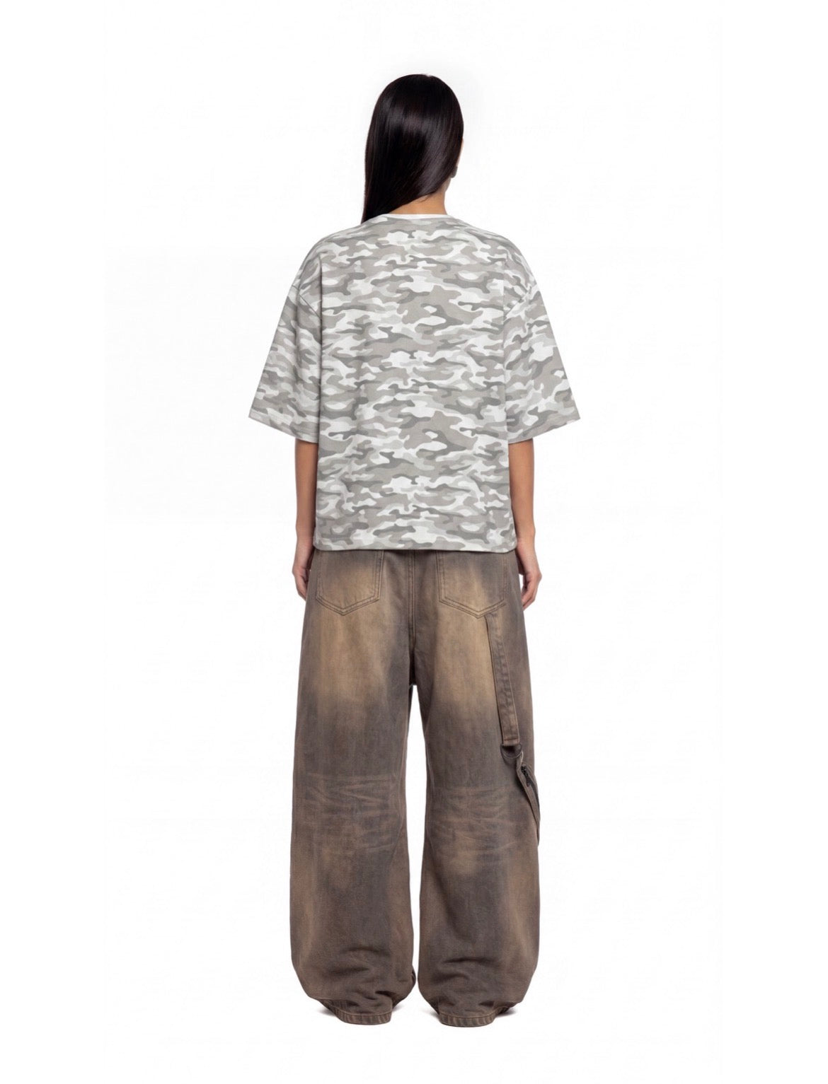 CAMO T-SHIRT GREY
