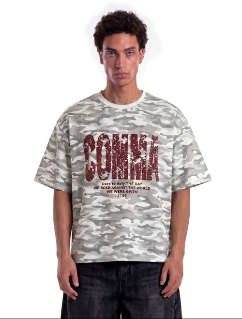 CAMO T-SHIRT GREY