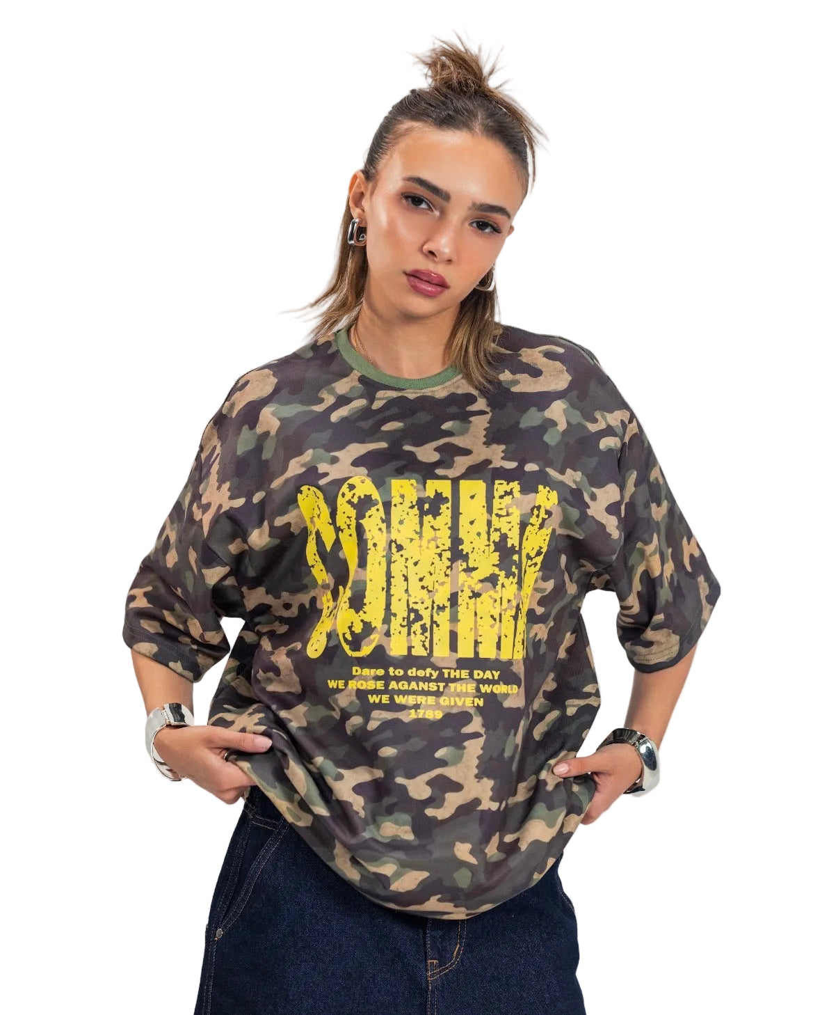 CAMO T-SHIRT OLIVE GREEN
