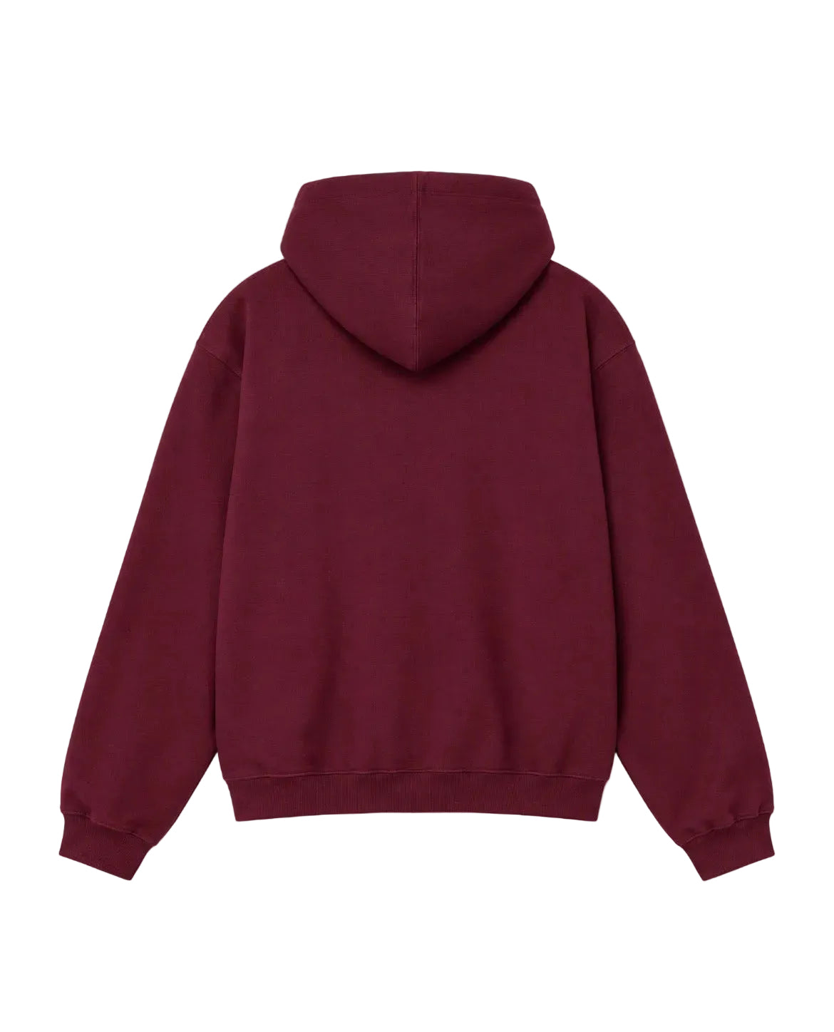 Oversized Essential Hoodie Burgundy