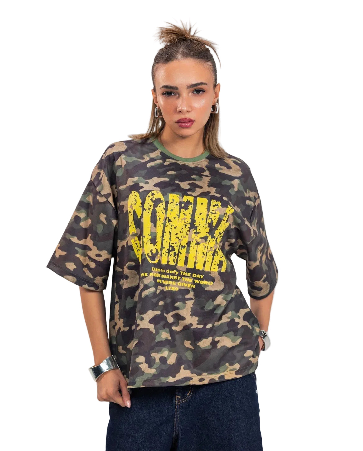 CAMO T-SHIRT OLIVE GREEN