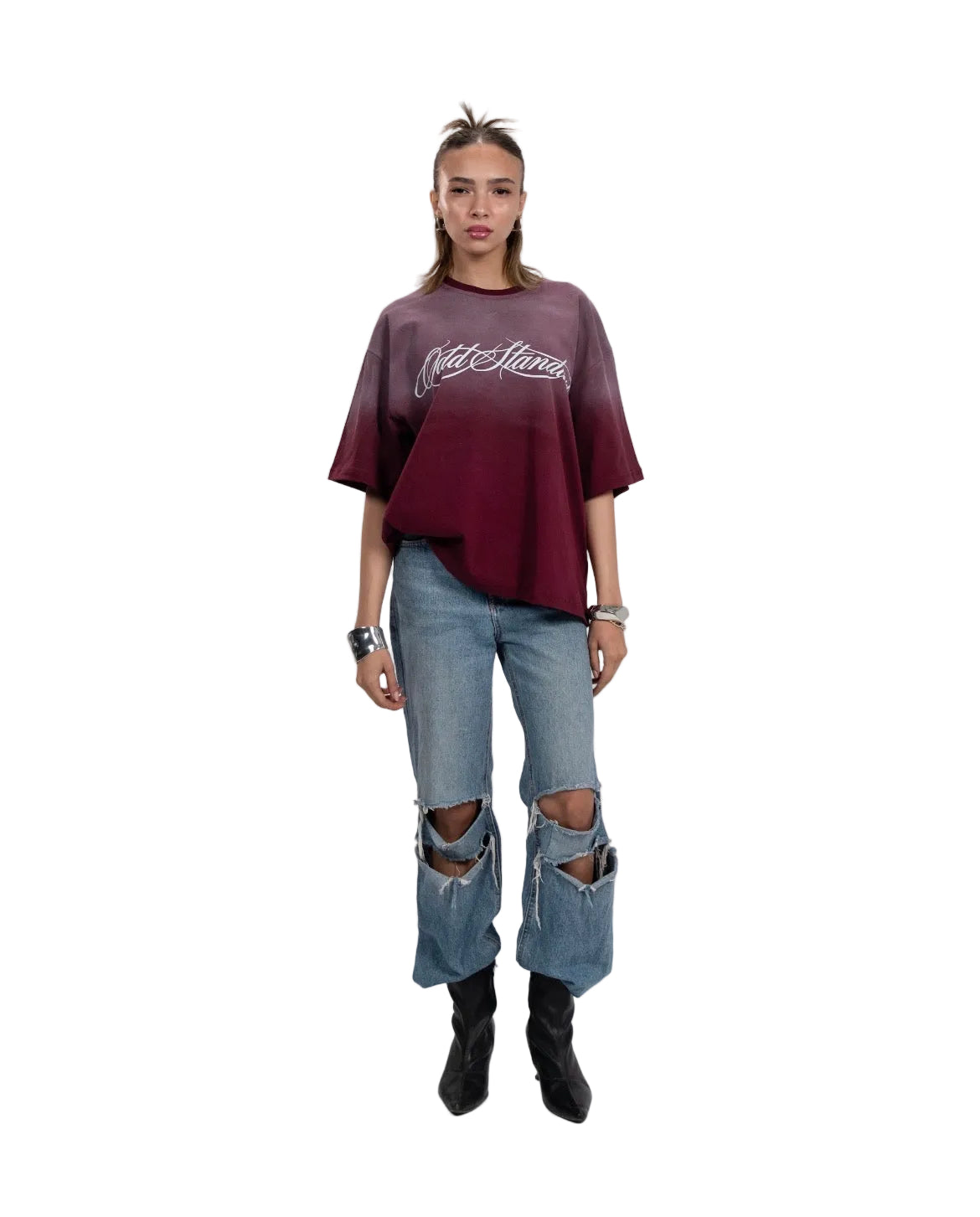 DUSTY T-SHIRT BURGUNDY