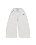 Wide Leg Sweatpants Light Grey