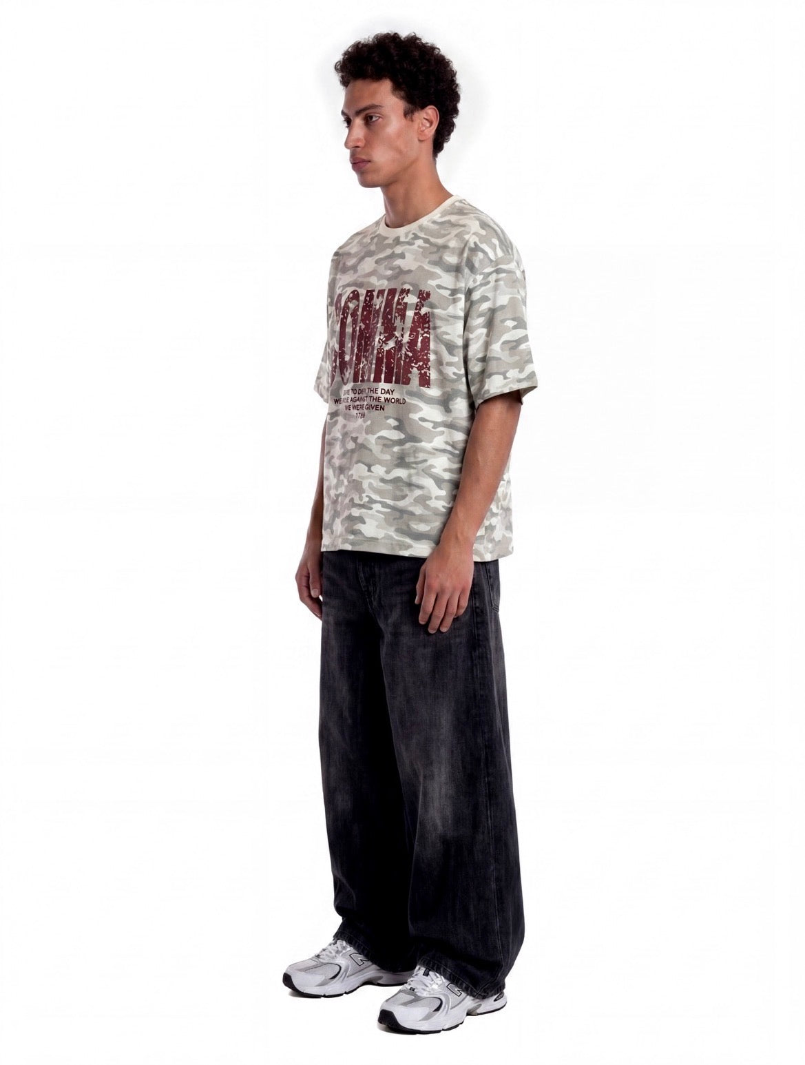 CAMO T-SHIRT GREY