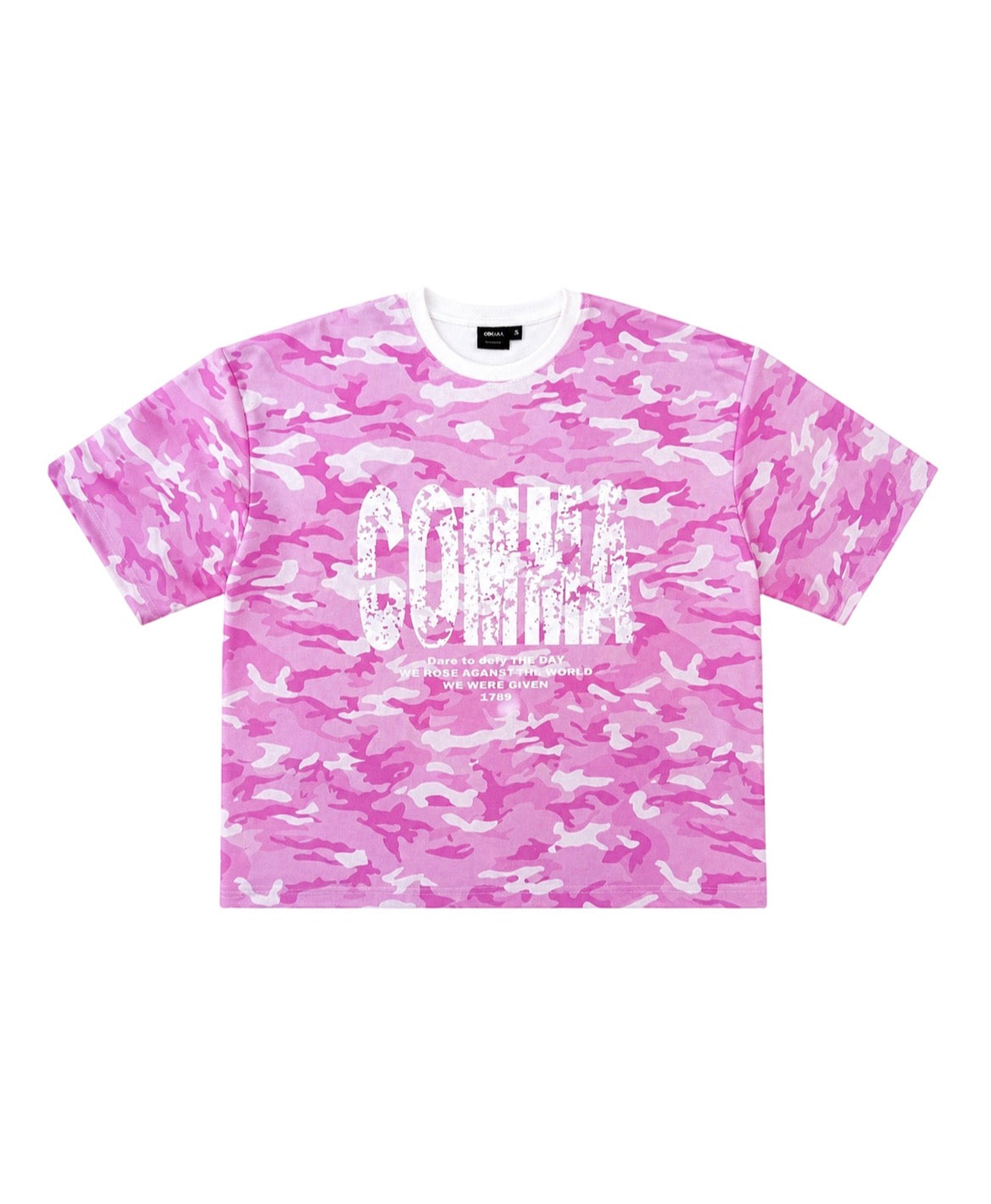 CAMO T-SHIRT ROSE