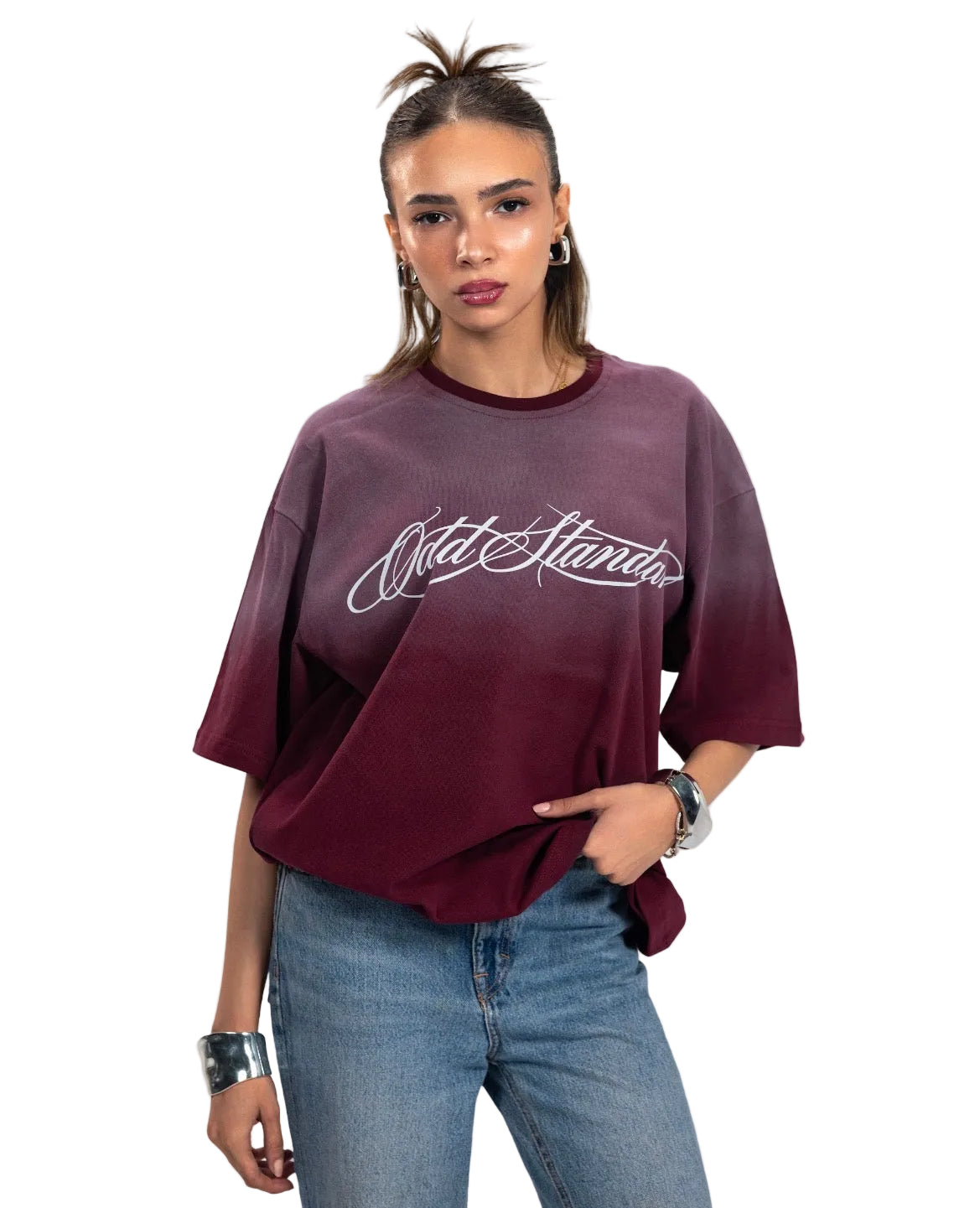DUSTY T-SHIRT BURGUNDY