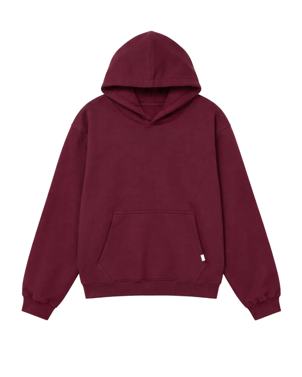 Oversized Essential Hoodie Burgundy