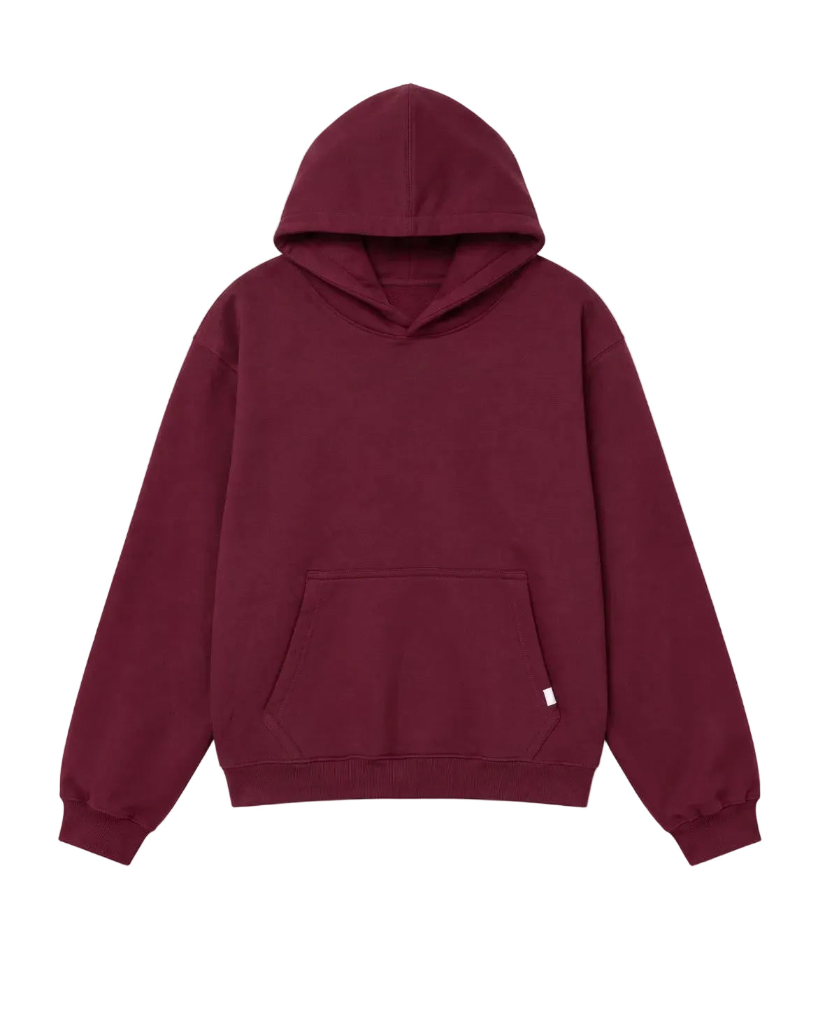 Oversized Essential Hoodie Burgundy