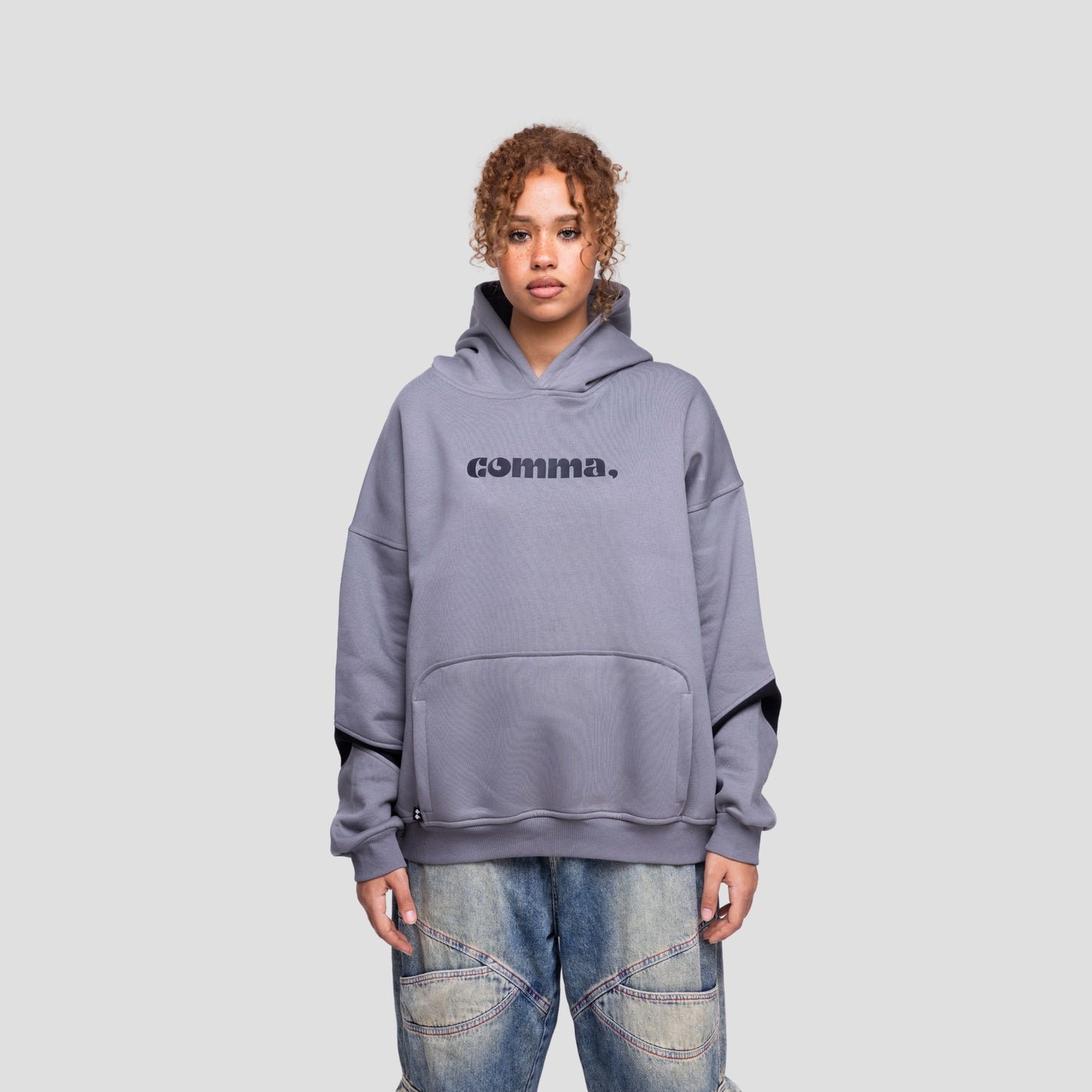 BASIC GREY HOODIE