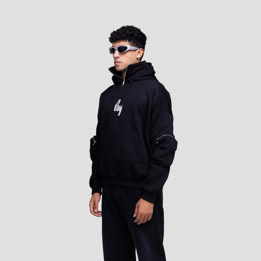 COMMANDO BLACK HOODIE