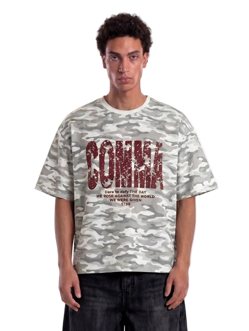 CAMO T-SHIRT GREY