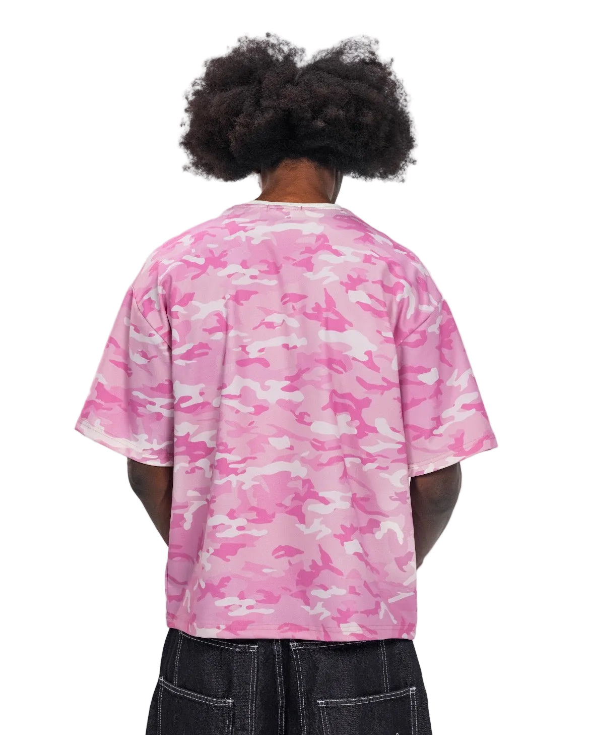 CAMO T-SHIRT ROSE