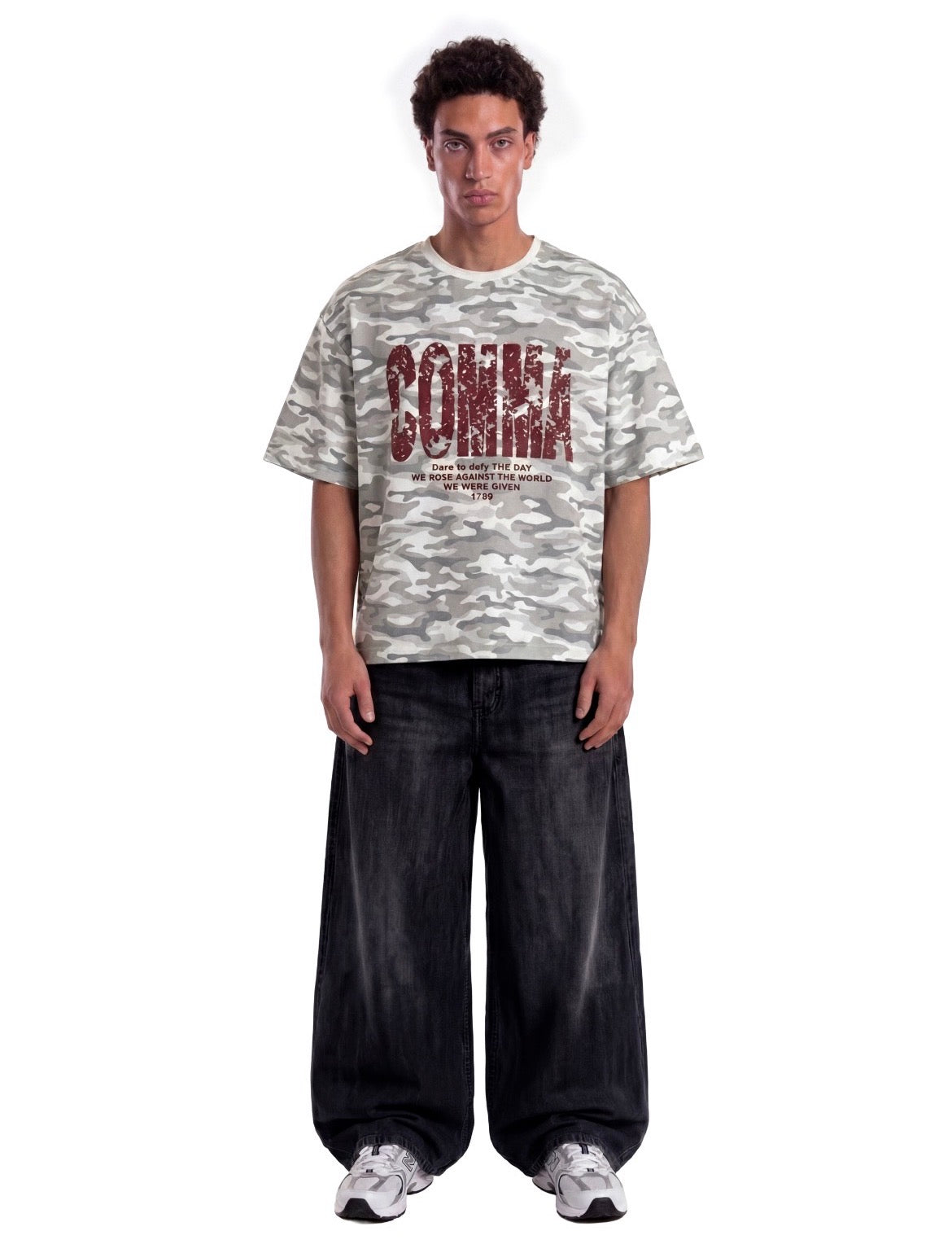 CAMO T-SHIRT GREY