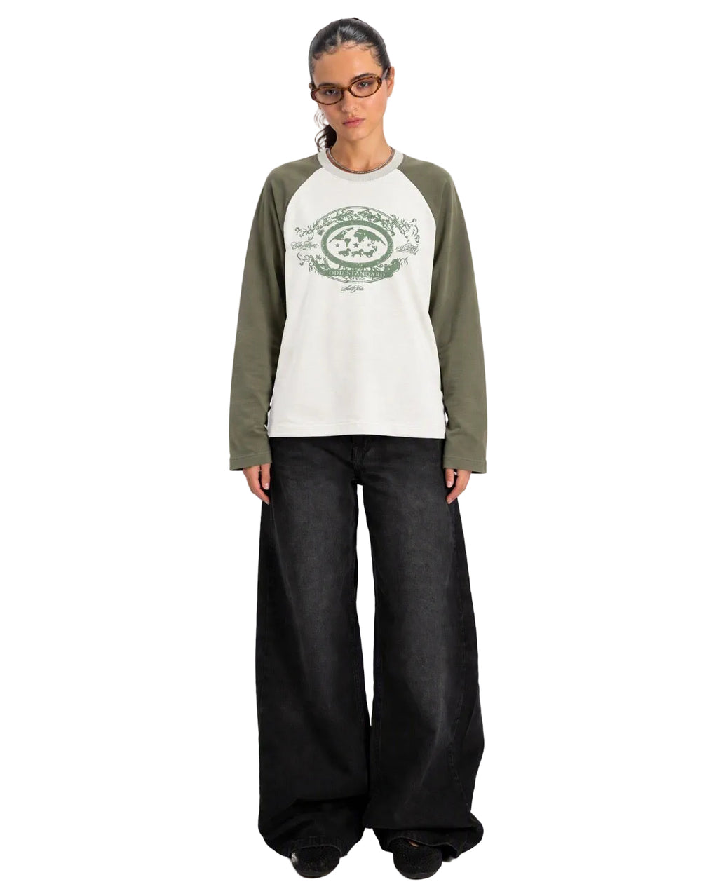 Raglan Long Sleeve Green