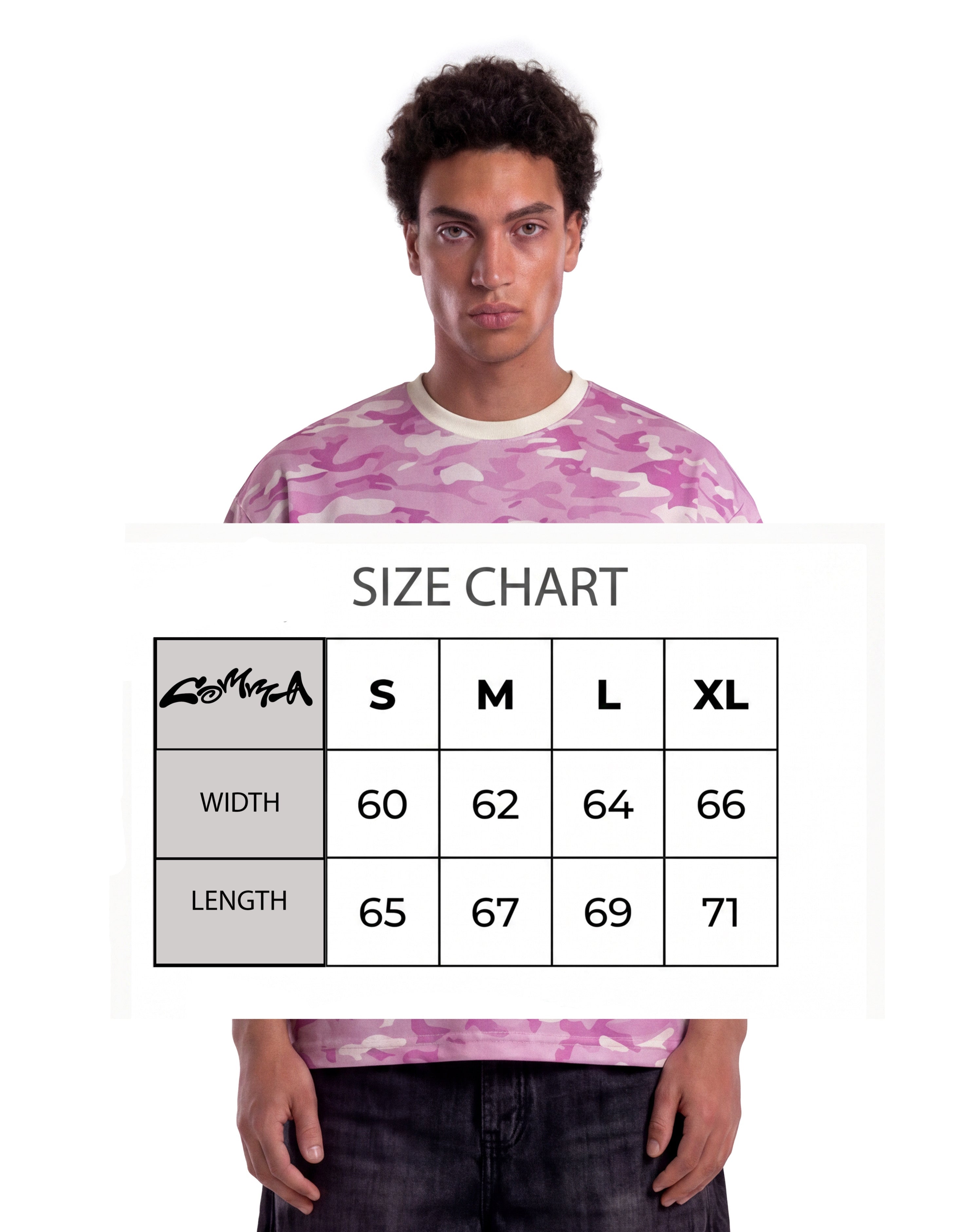 CAMO T-SHIRT ROSE