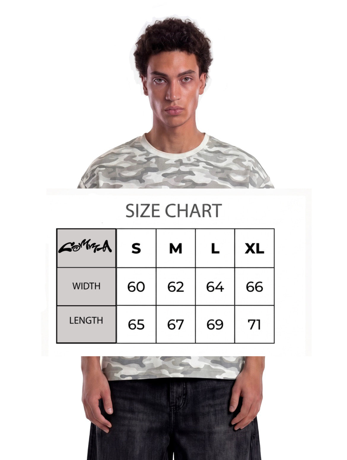 CAMO T-SHIRT GREY