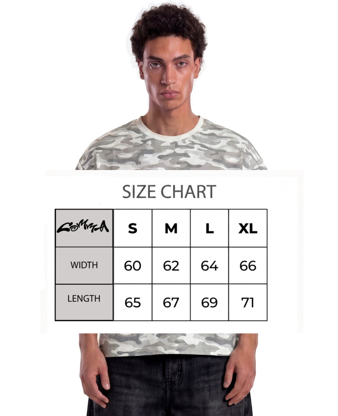 CAMO T-SHIRT GREY