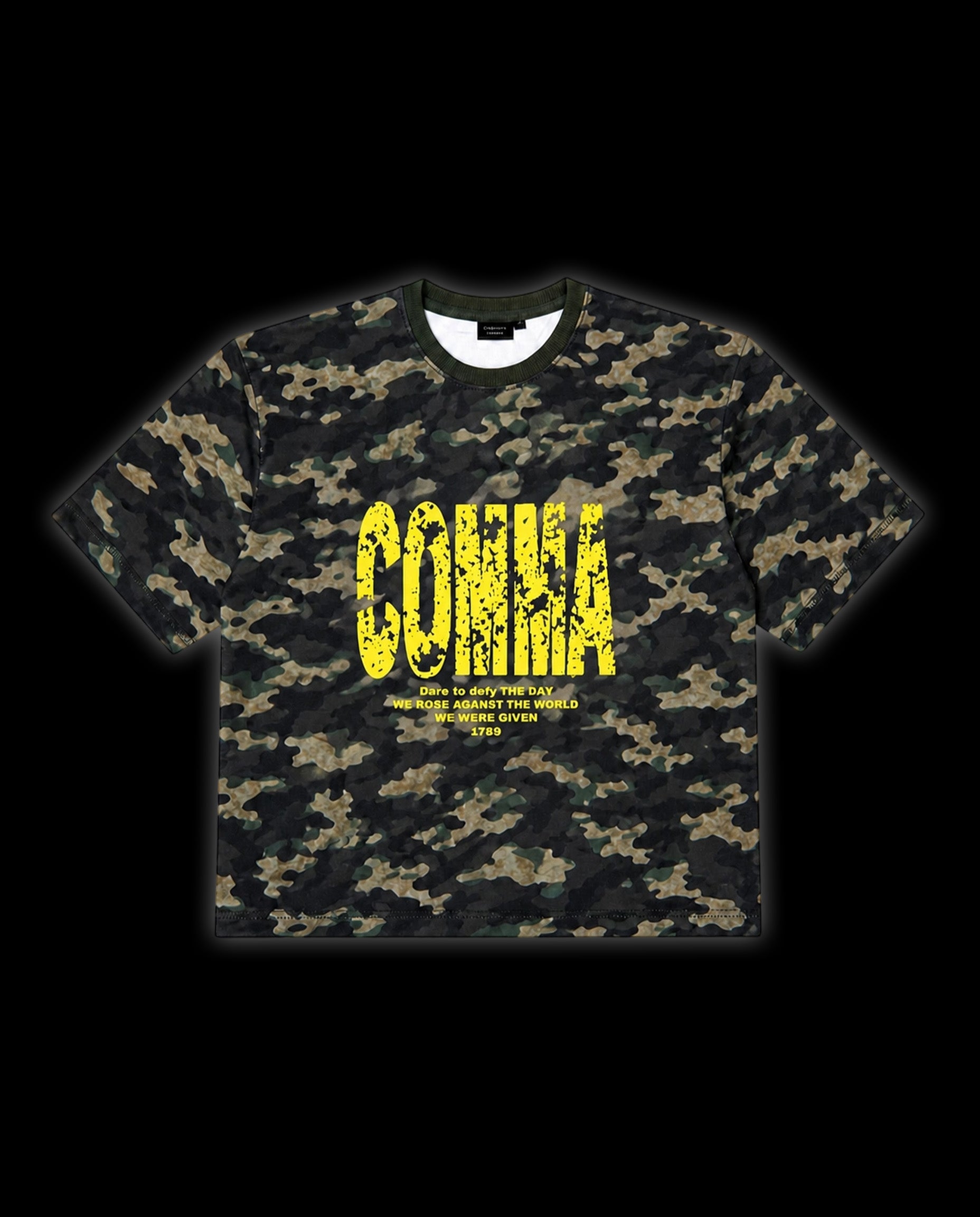 CAMO T-SHIRT OLIVE GGREEN